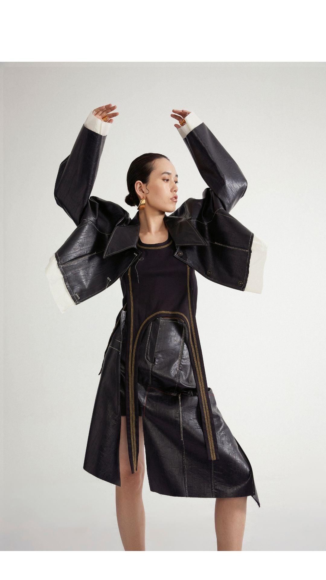 Jamproof Eco Leather Crop Jacket