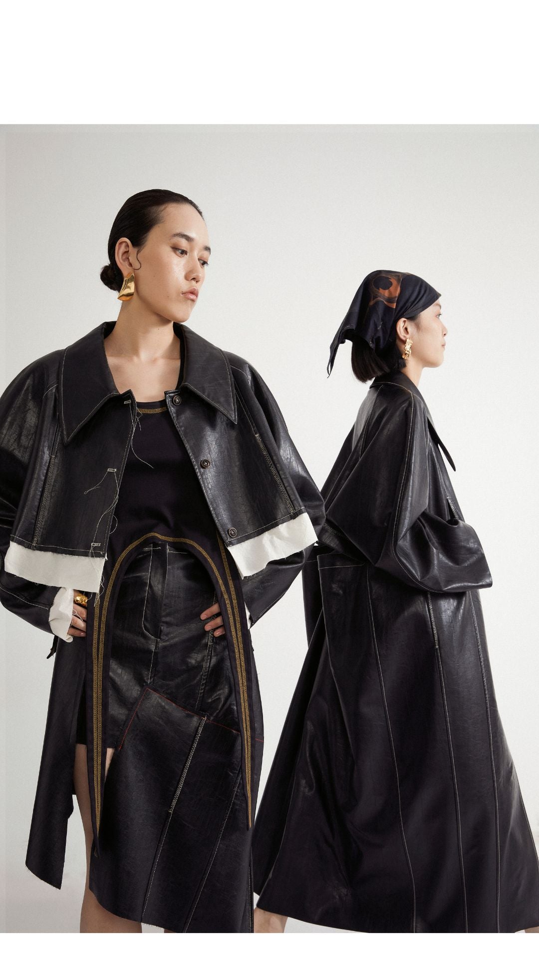 Jamproof Eco Leather Crop Jacket