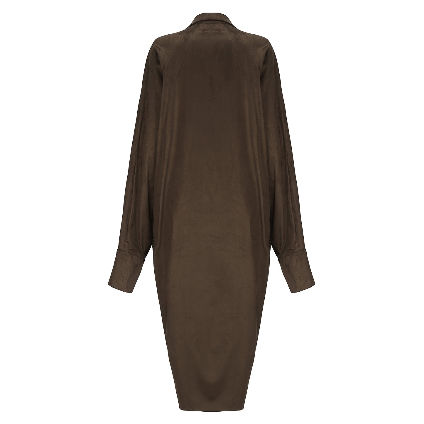 Ili Node Batwing Sleeves Patchwork Shirt Jacket