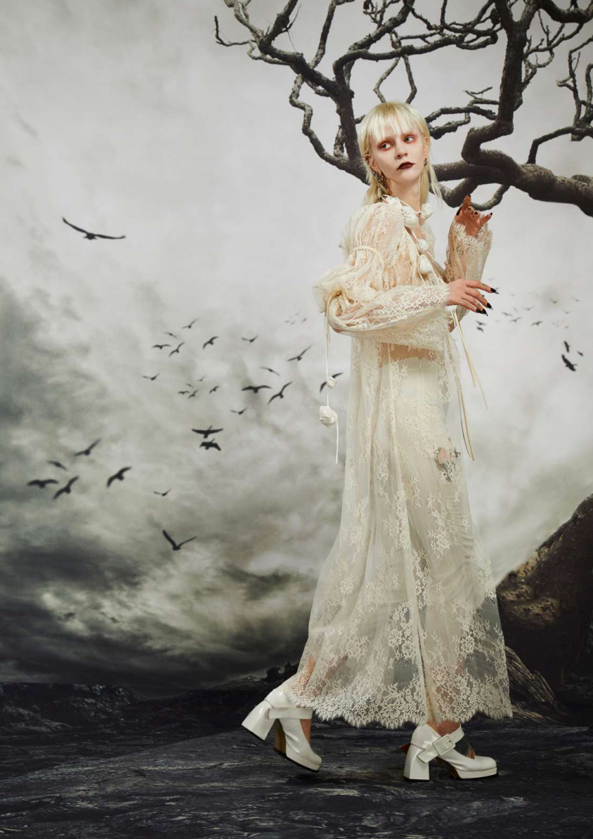 XQS White Lace Coverup