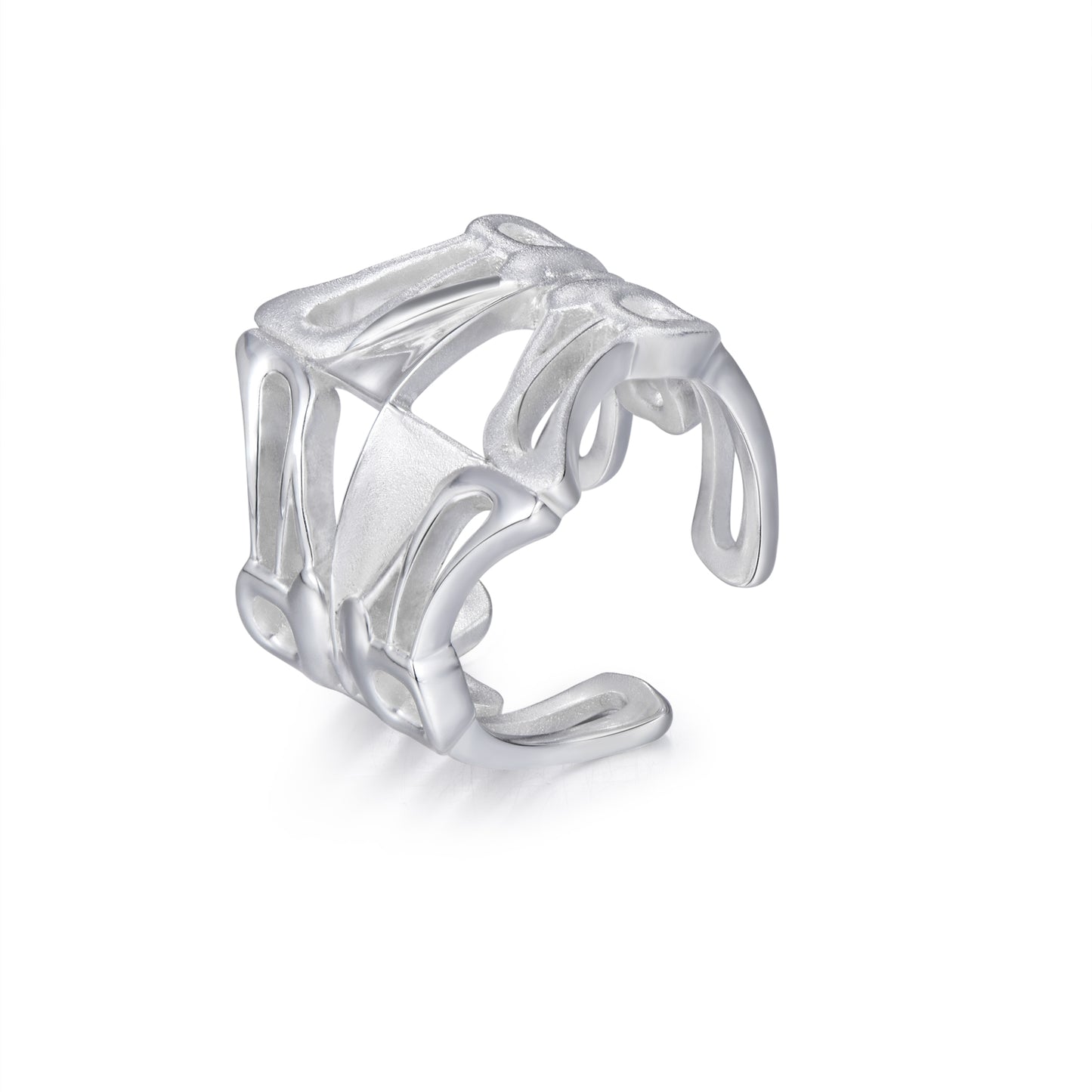 Rewind Whim Eight-Strand Armour Ring