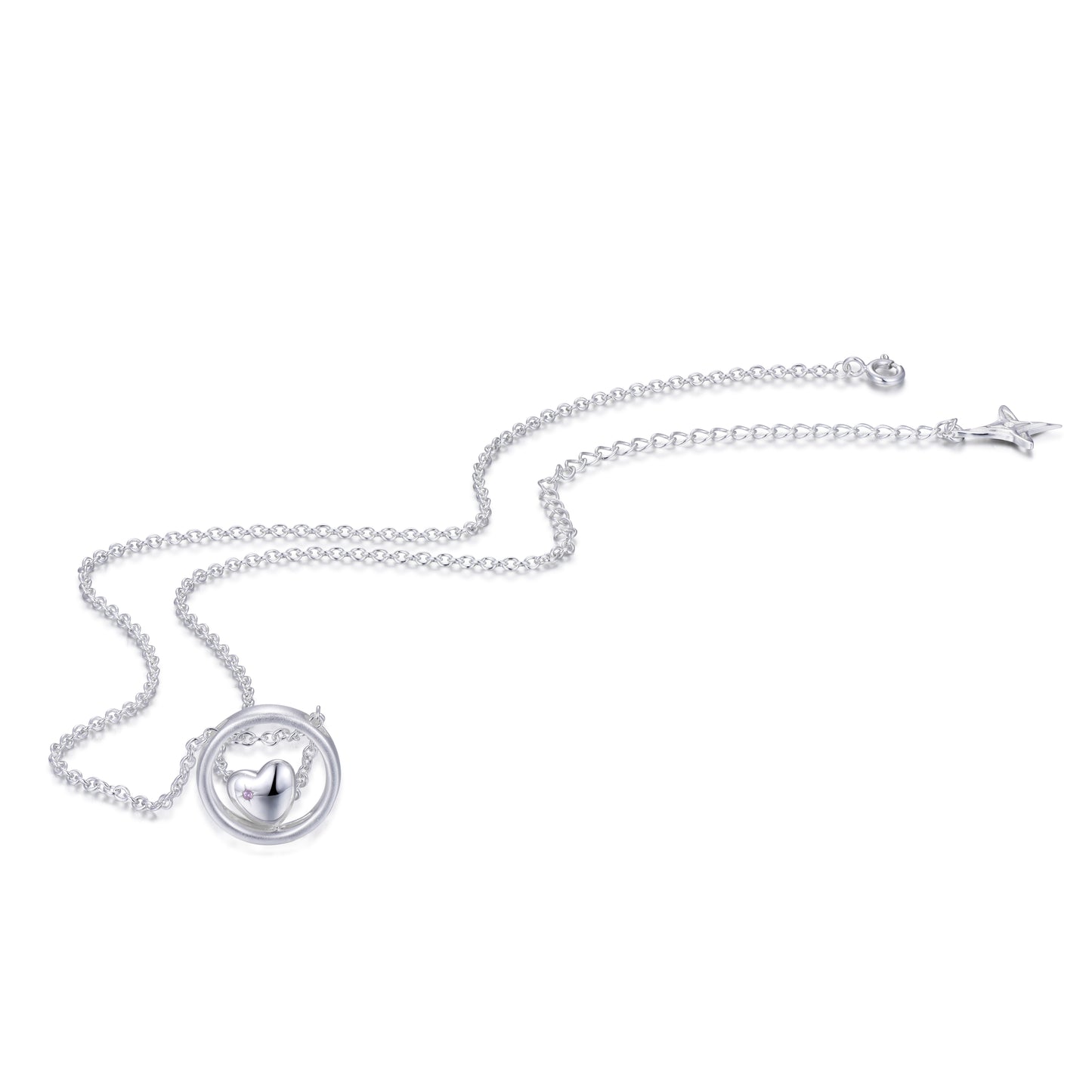 Rewind Whim Sliding Heart Necklace
