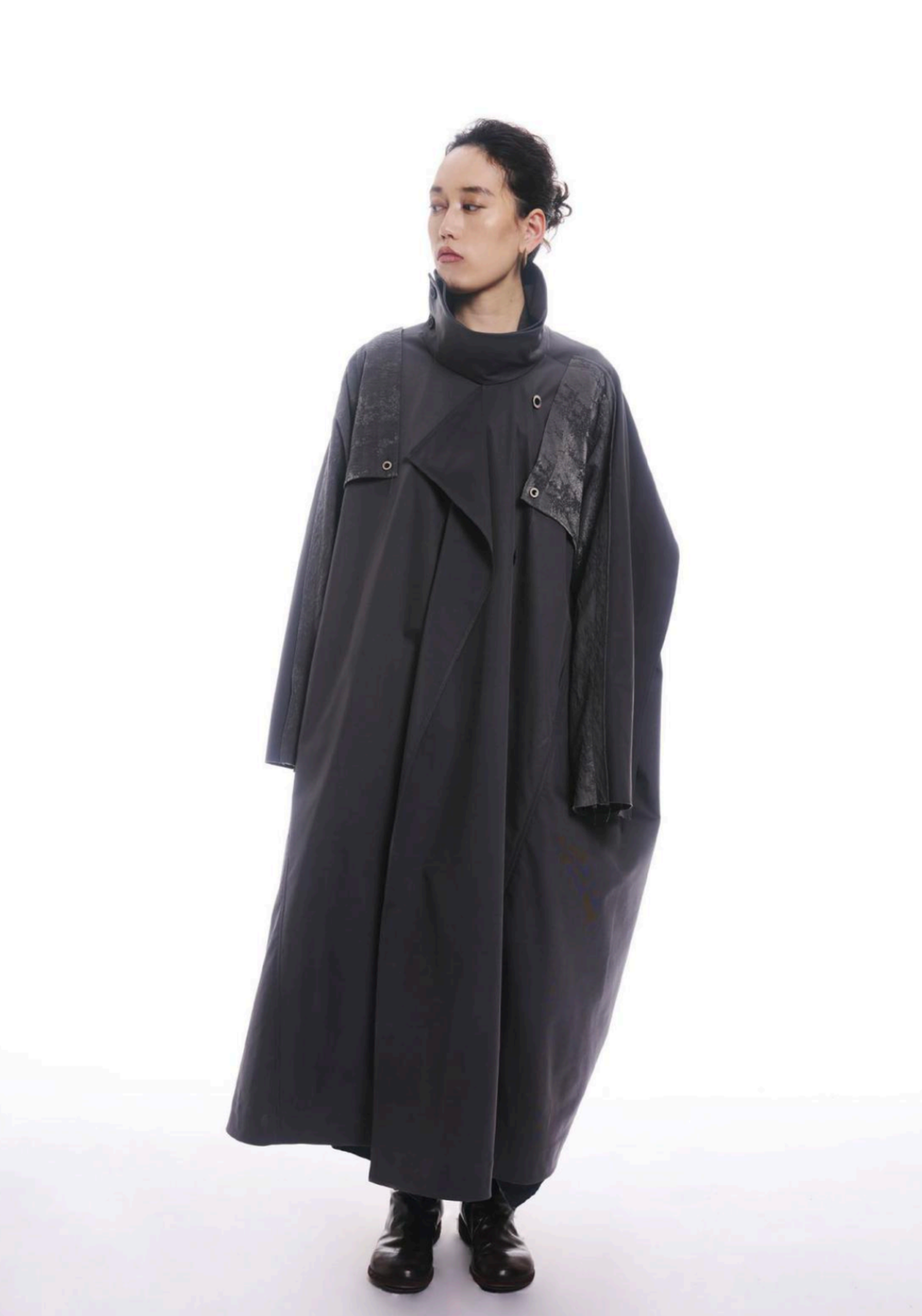 Jamproof Grey Deconstructed Trench Coat