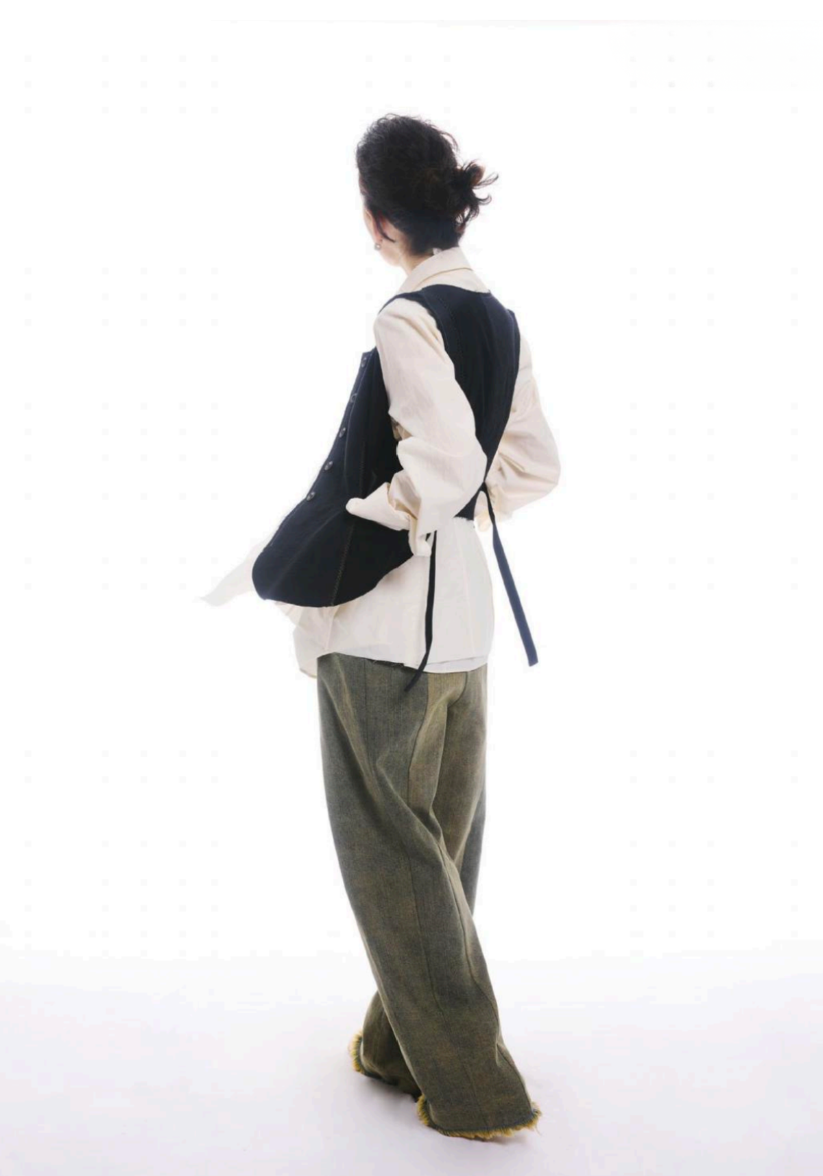 Jamproof Olive Panelled Jeans