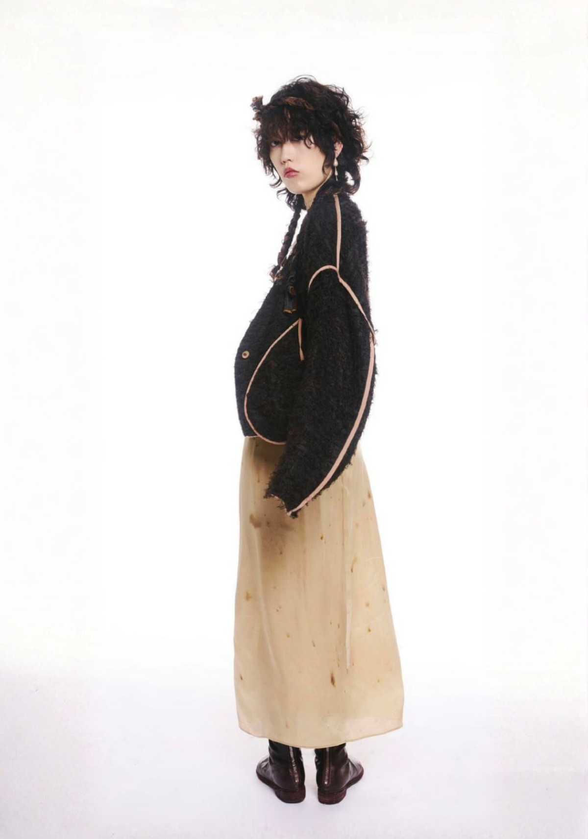 Jamproof Black Textured Deconstructed Jacket
