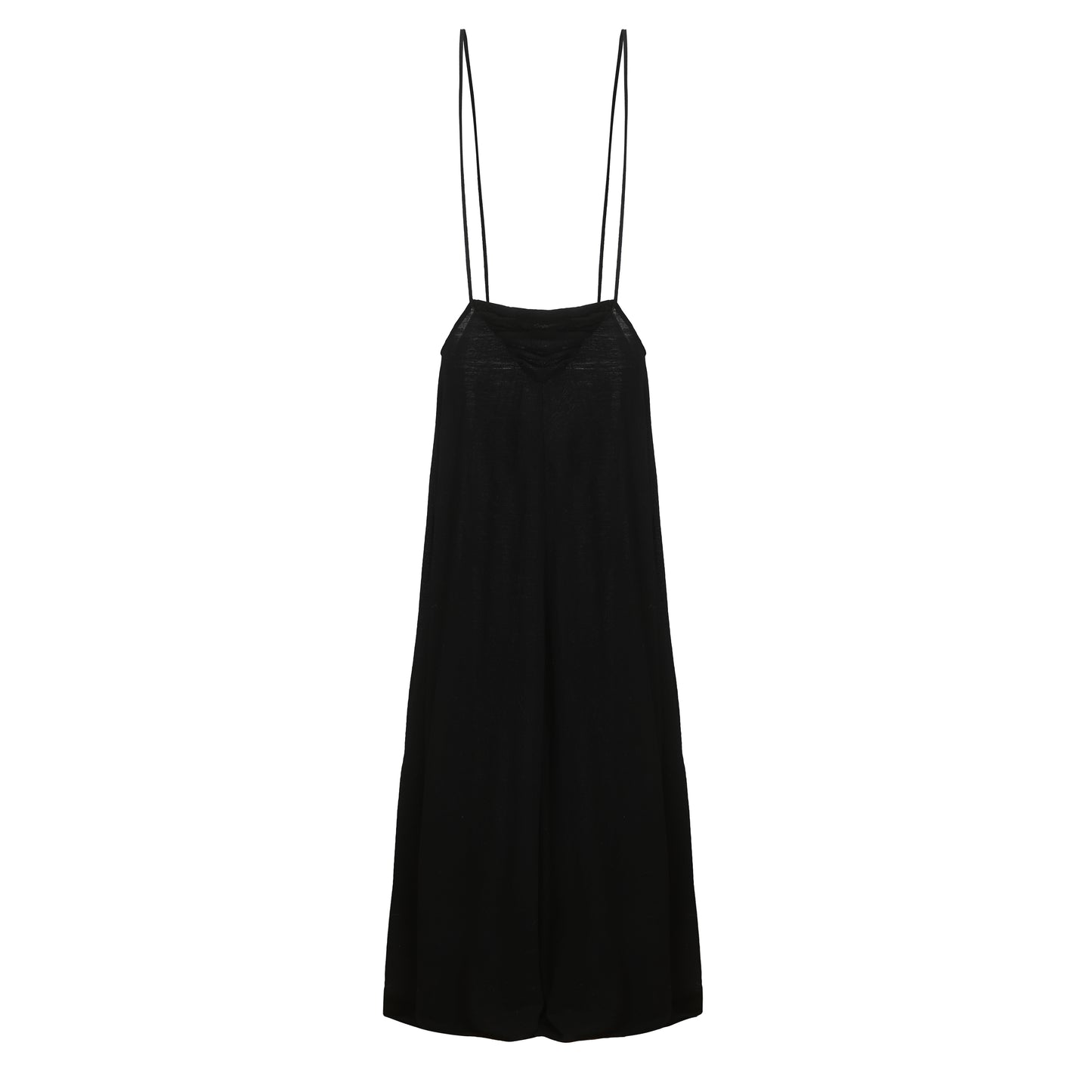 Ili Node Wool Umbrella Skirt with Strips