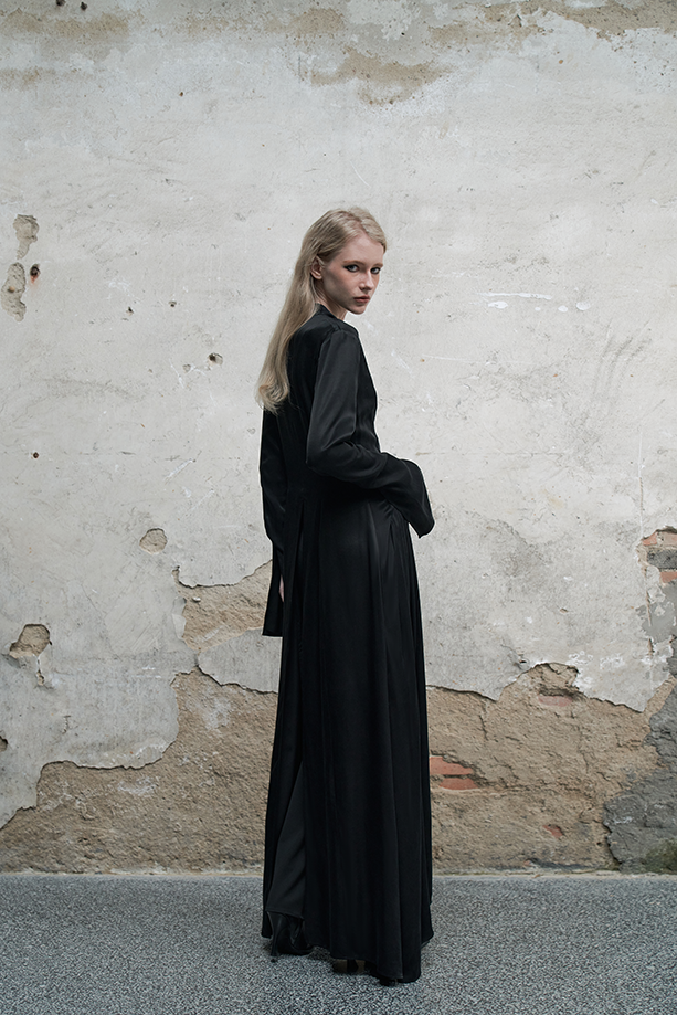 Ili Node Ammonia Shaped Long Shirt Jacket