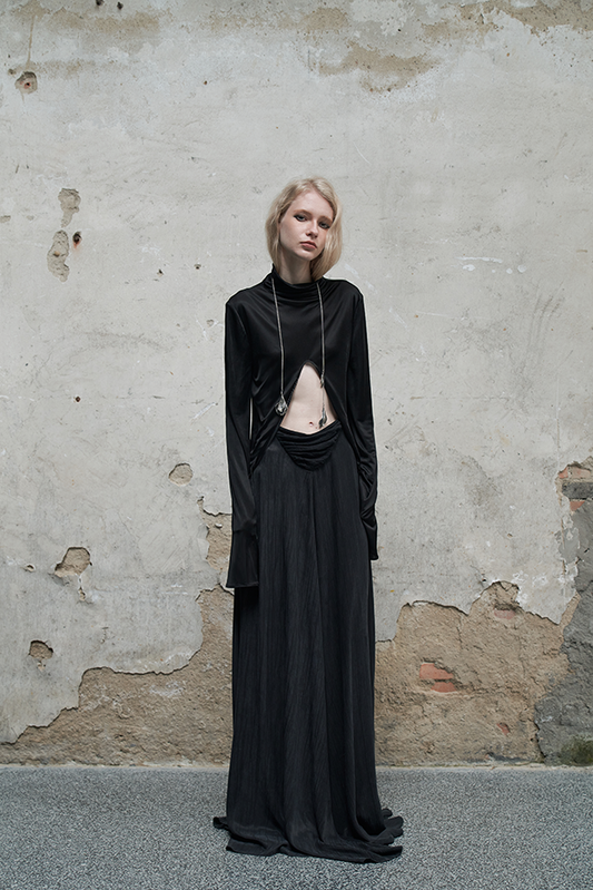 Ili Node Umbrella Swing Back Skirt