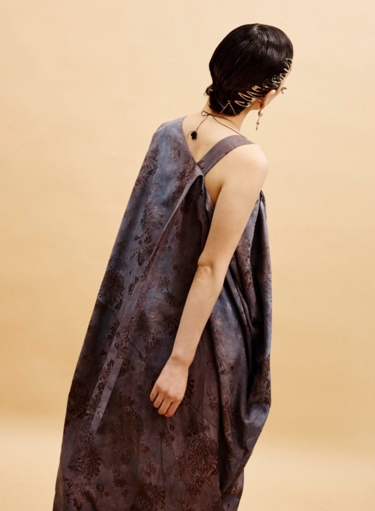 Jamproof Print Cocoon Dress