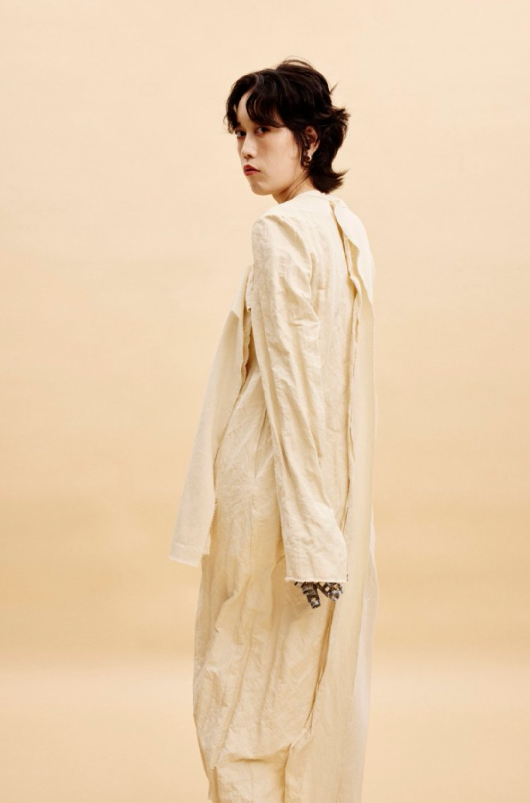Jamproof White Long Coat Dress